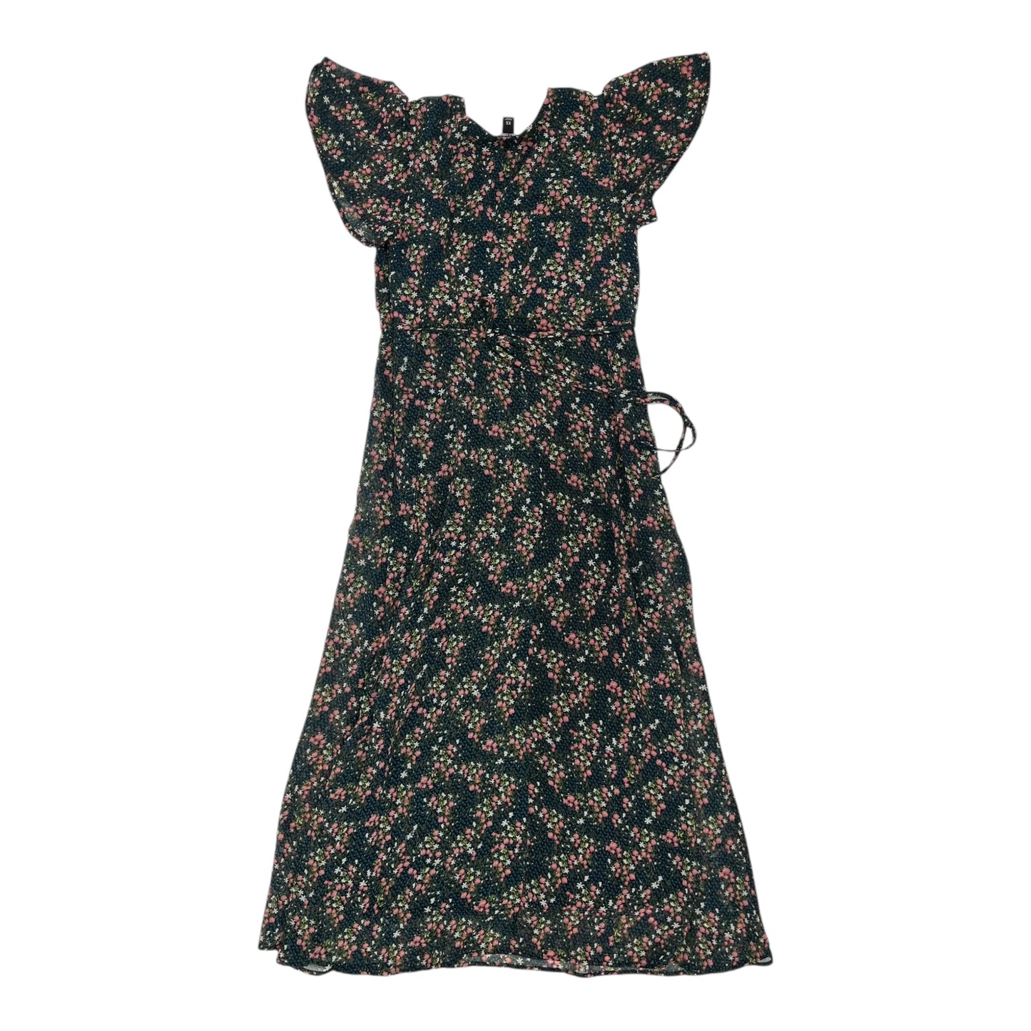 Dress Party Midi By Clothes Mentor In Green, Size:Xs