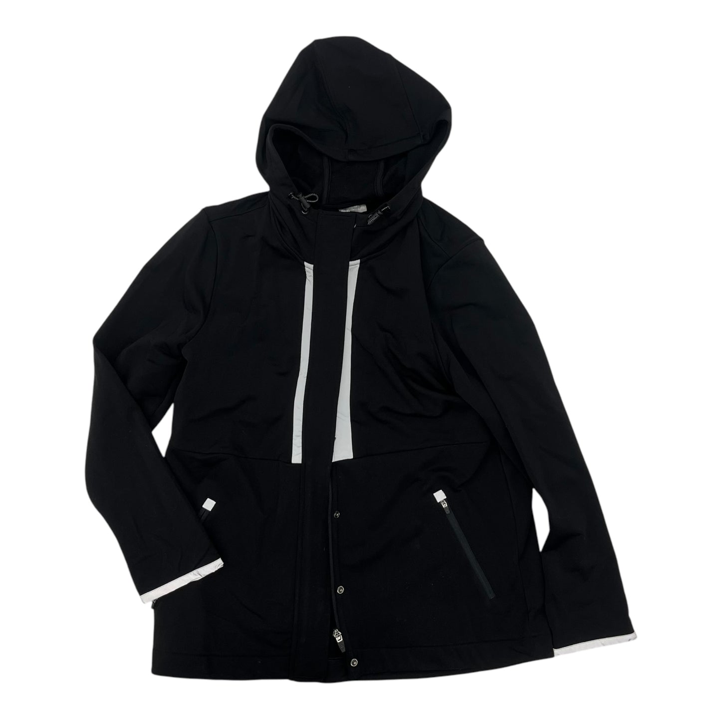 Athletic Jacket By Talbots In Black, Size:S