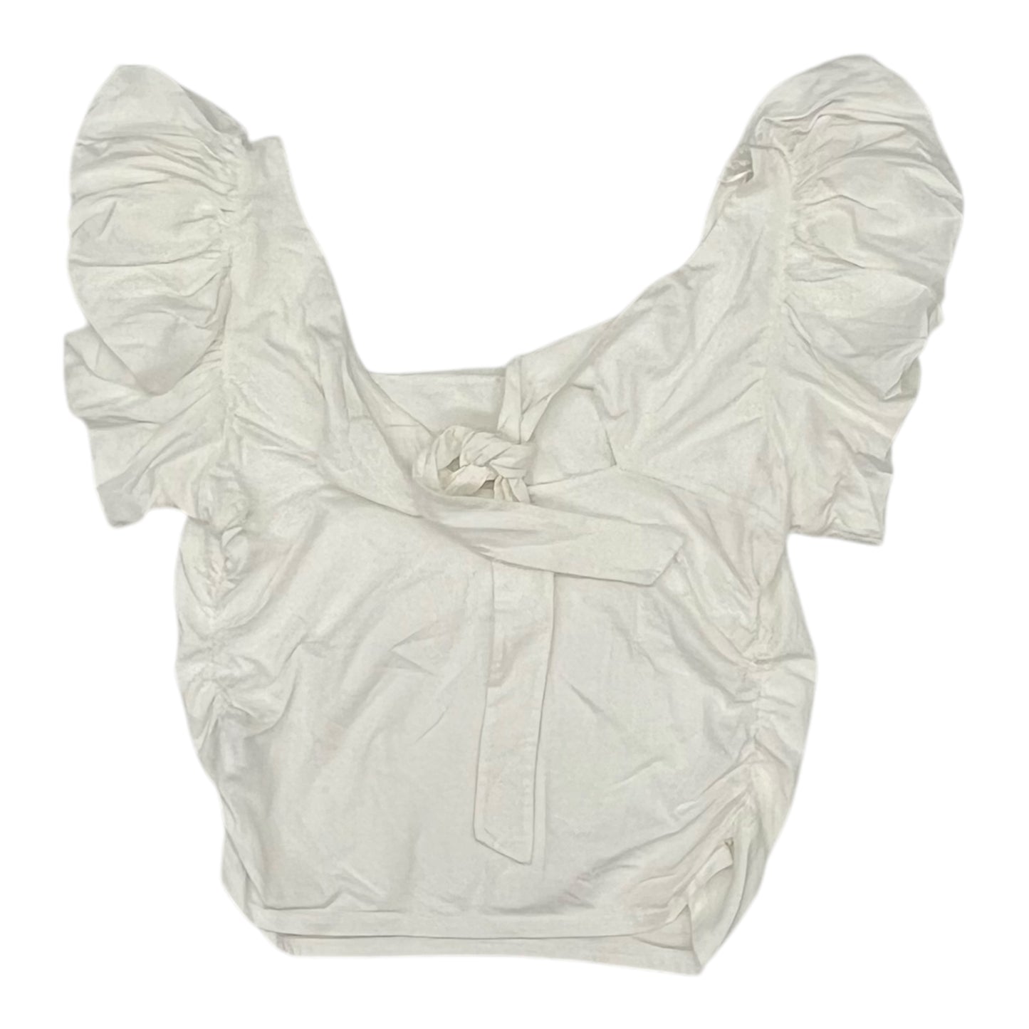 Blouse Ss By Express In Cream, Size:Xl