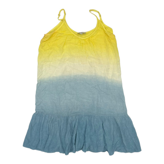 Tunic Sleeveless By Loft In Blue & Yellow, Size:S