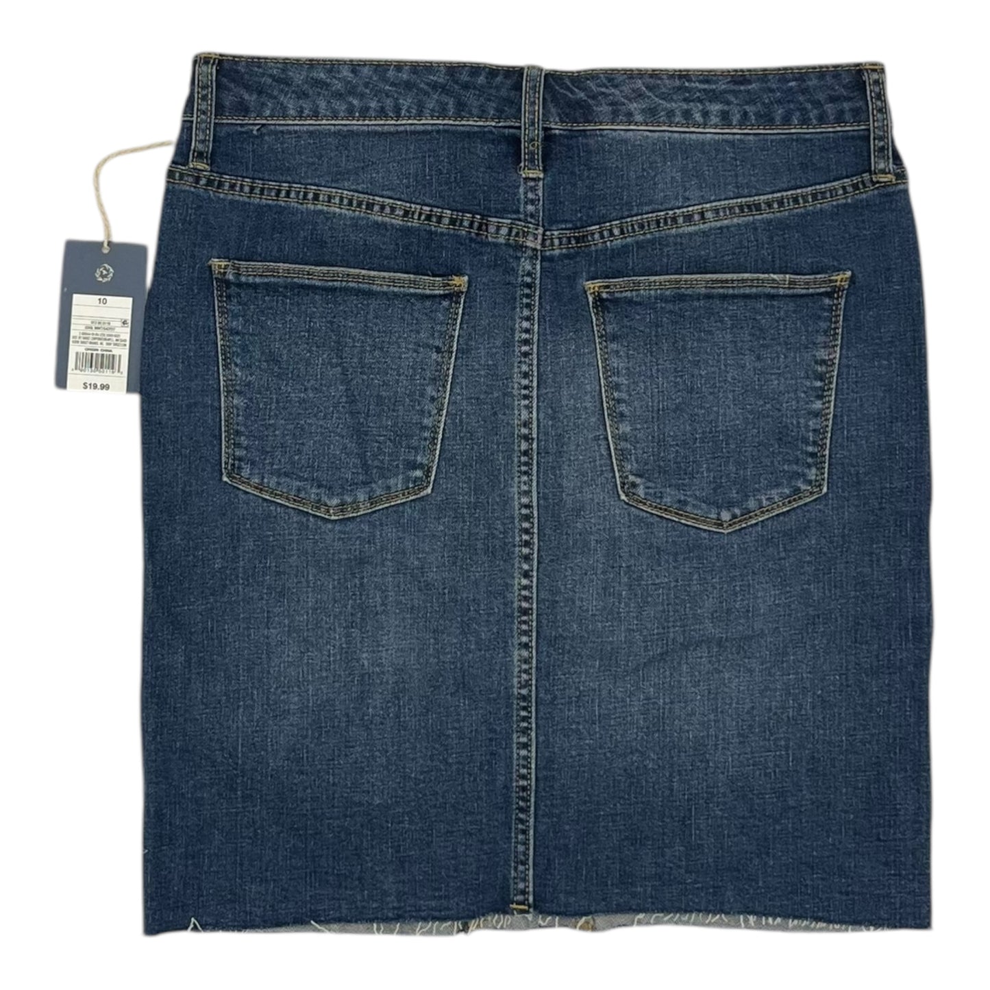 Skirt Mini & Short By Universal Thread In Blue Denim, Size:10