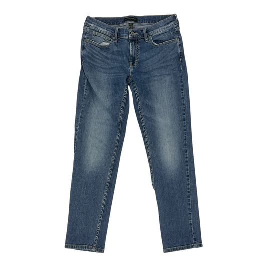 Jeans Straight By Banana Republic In Blue Denim, Size:4