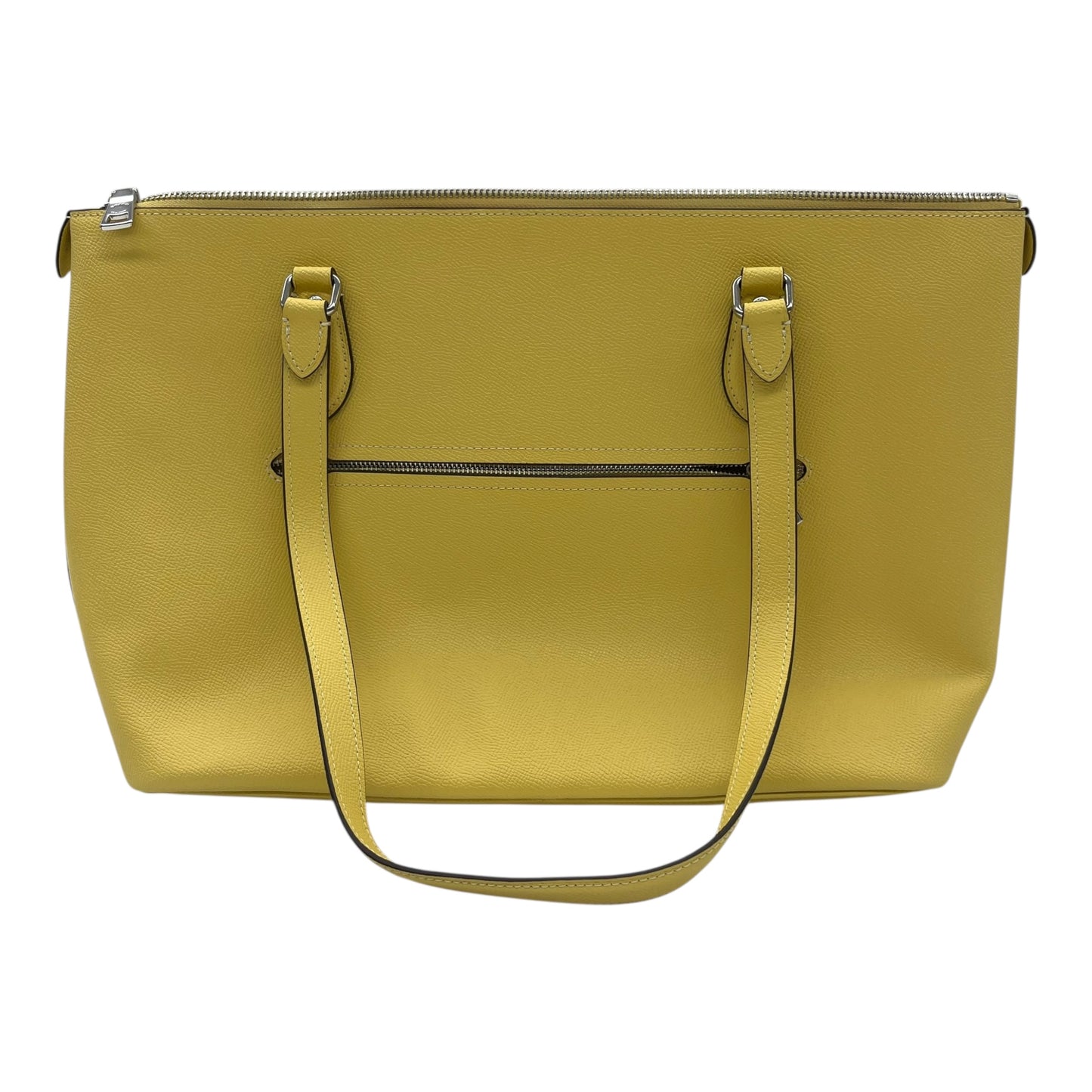 Handbag Designer By Coach In Yellow, Size:Large
