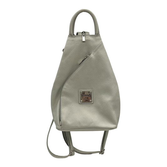 Backpack Leather By Cmc In Grey, Size:Small