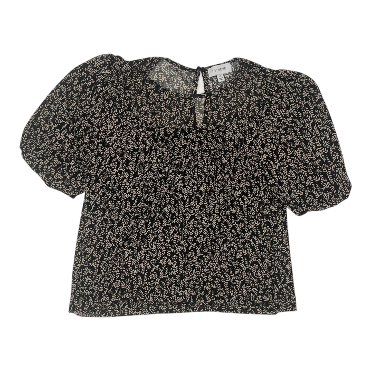 Blouse Ss By Evereve In Black, Size:Xs