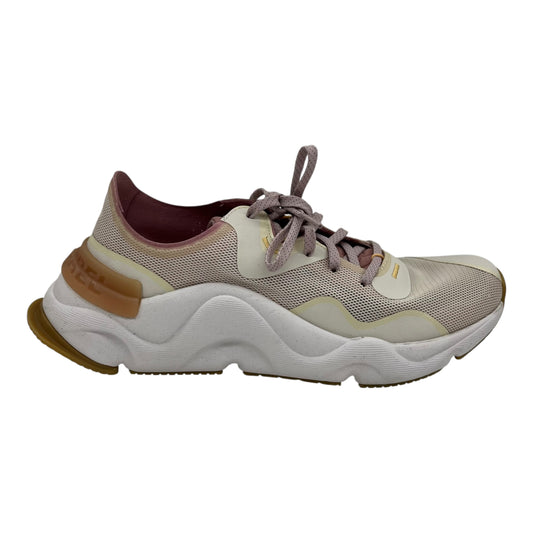 Shoes Sneakers By Sorel In Cream & Pink, Size:8.5