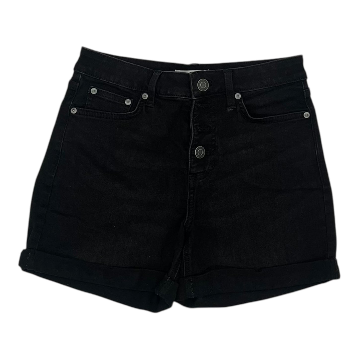 Shorts By Lc Lauren Conrad In Black Denim, Size:4