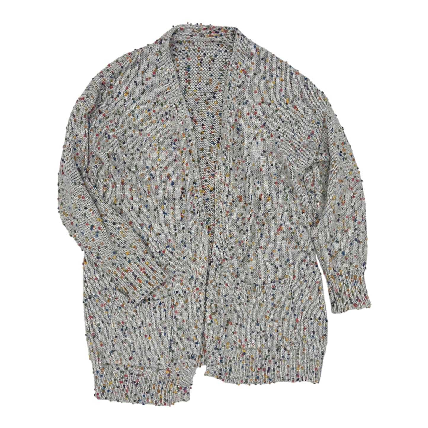Sweater Cardigan By Cme In Grey, Size:Xxl