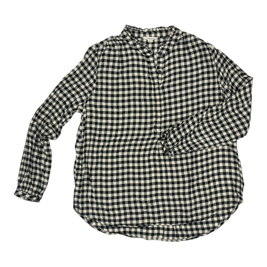 Top Ls By Beachlunchlounge In Black & Cream, Size:L