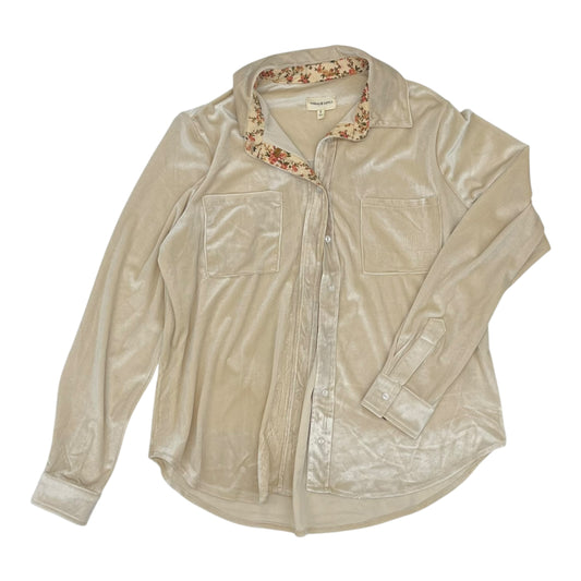 Top Ls By Thread And Supply In Cream, Size:S