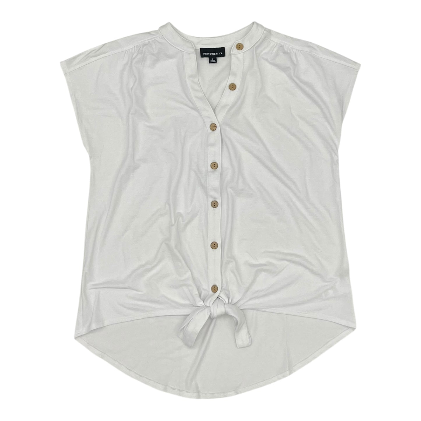 Top Ss By Fortune & Ivy In White, Size:L