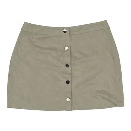 Skirt Mini & Short By Naked Zebra In Tan, Size:L
