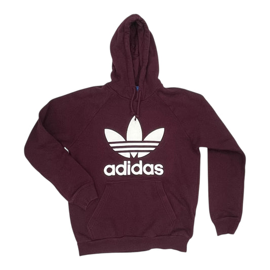 Athletic Sweatshirt Hoodie By Adidas In Purple, Size:M