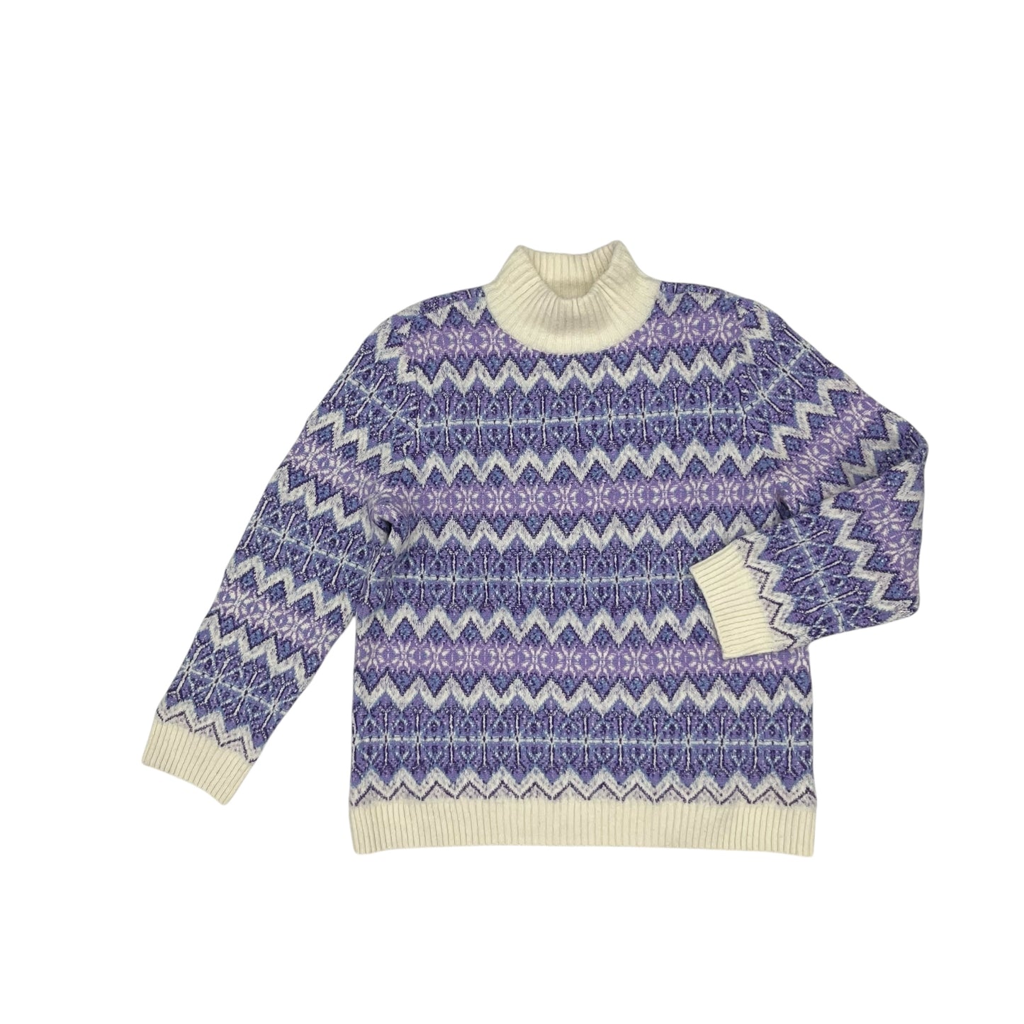 Sweater By Talbots In Purple, Size:Lp