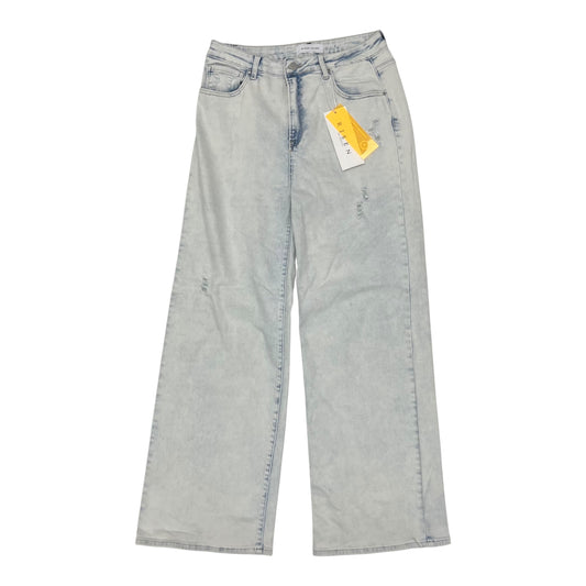 Jeans Wide Leg By Risen In Blue Denim, Size:14