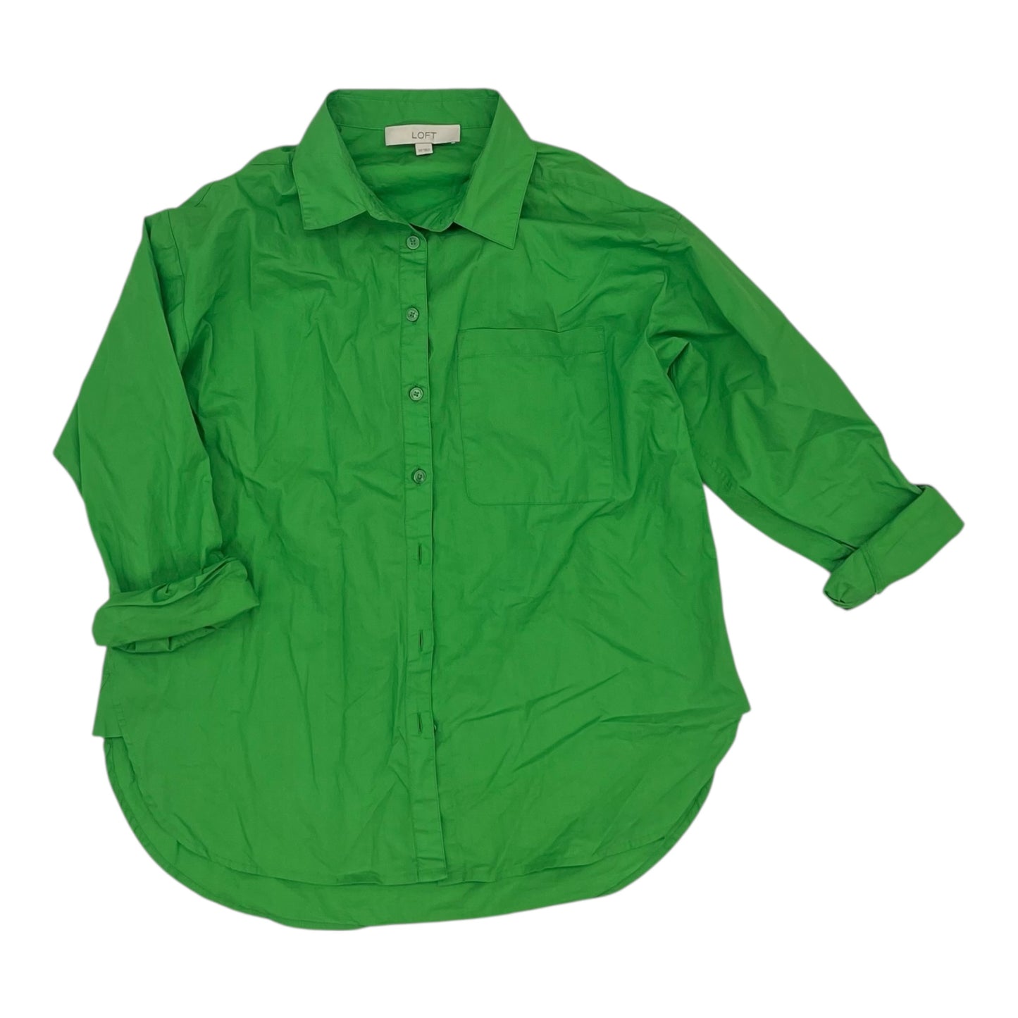 Top Ls By Loft In Green, Size:Xs