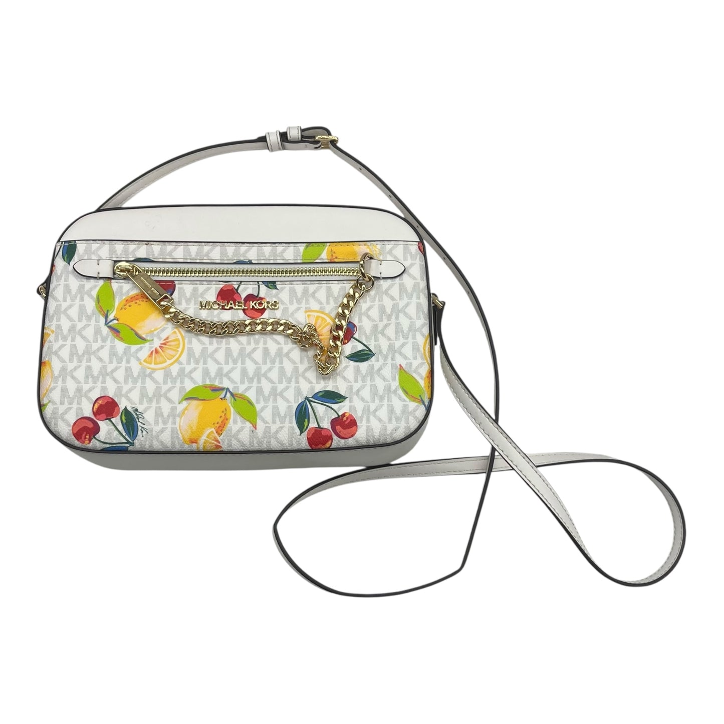 Crossbody Designer By Michael Kors In Multi, Size:Medium