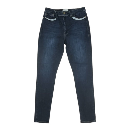 Jeans Skinny By Frame In Blue Denim, Size:2