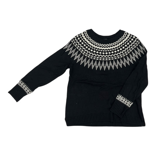 Sweater By Talbots In Black & Cream, Size:L