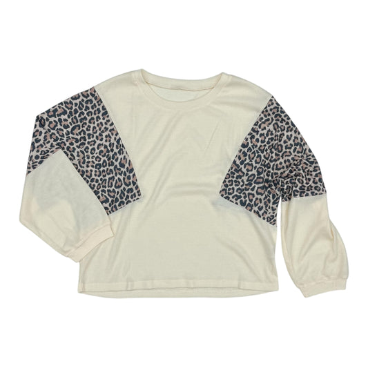 Top Ls By Cme In Cream, Size:Xl