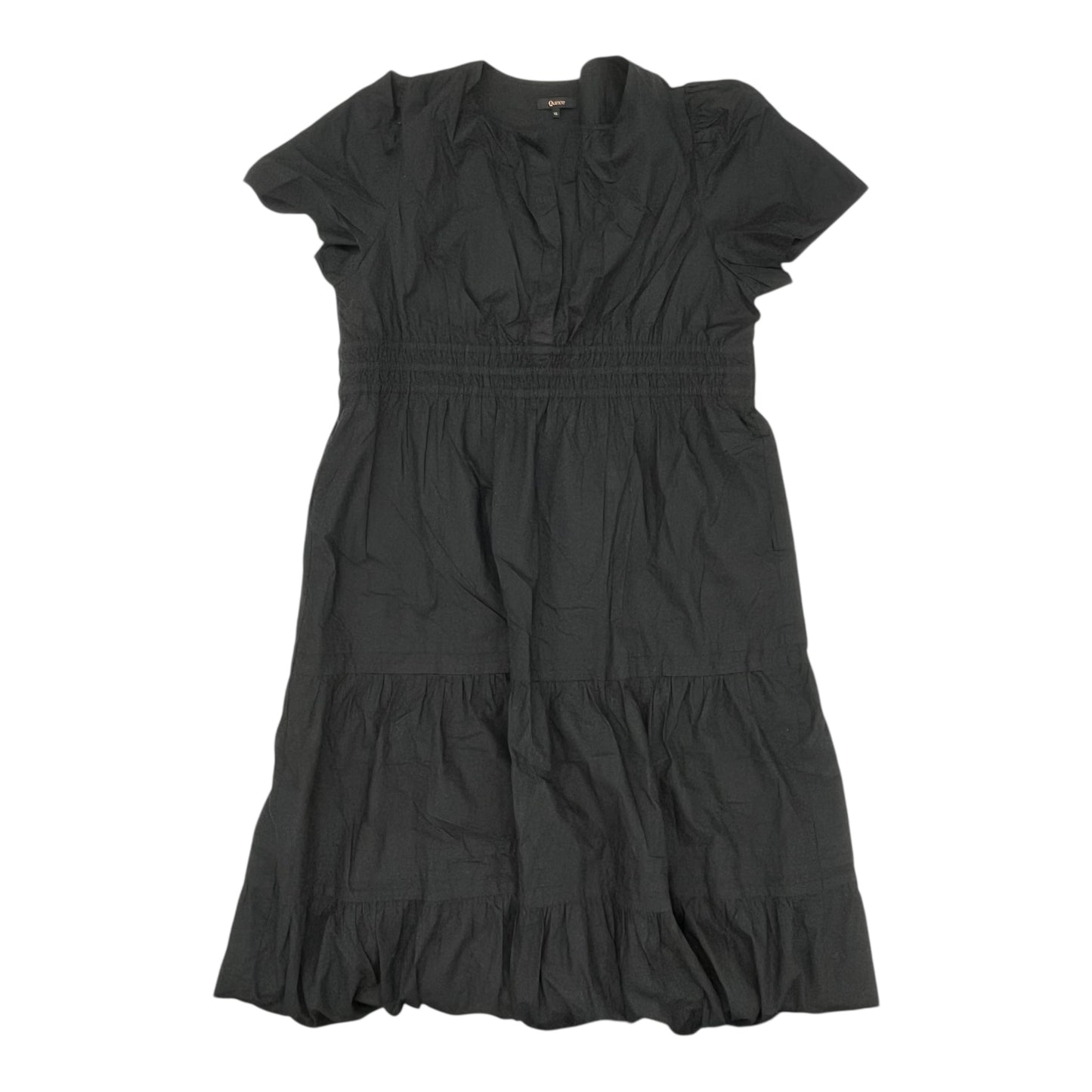 Dress Party Midi By Quince In Black, Size:Xl