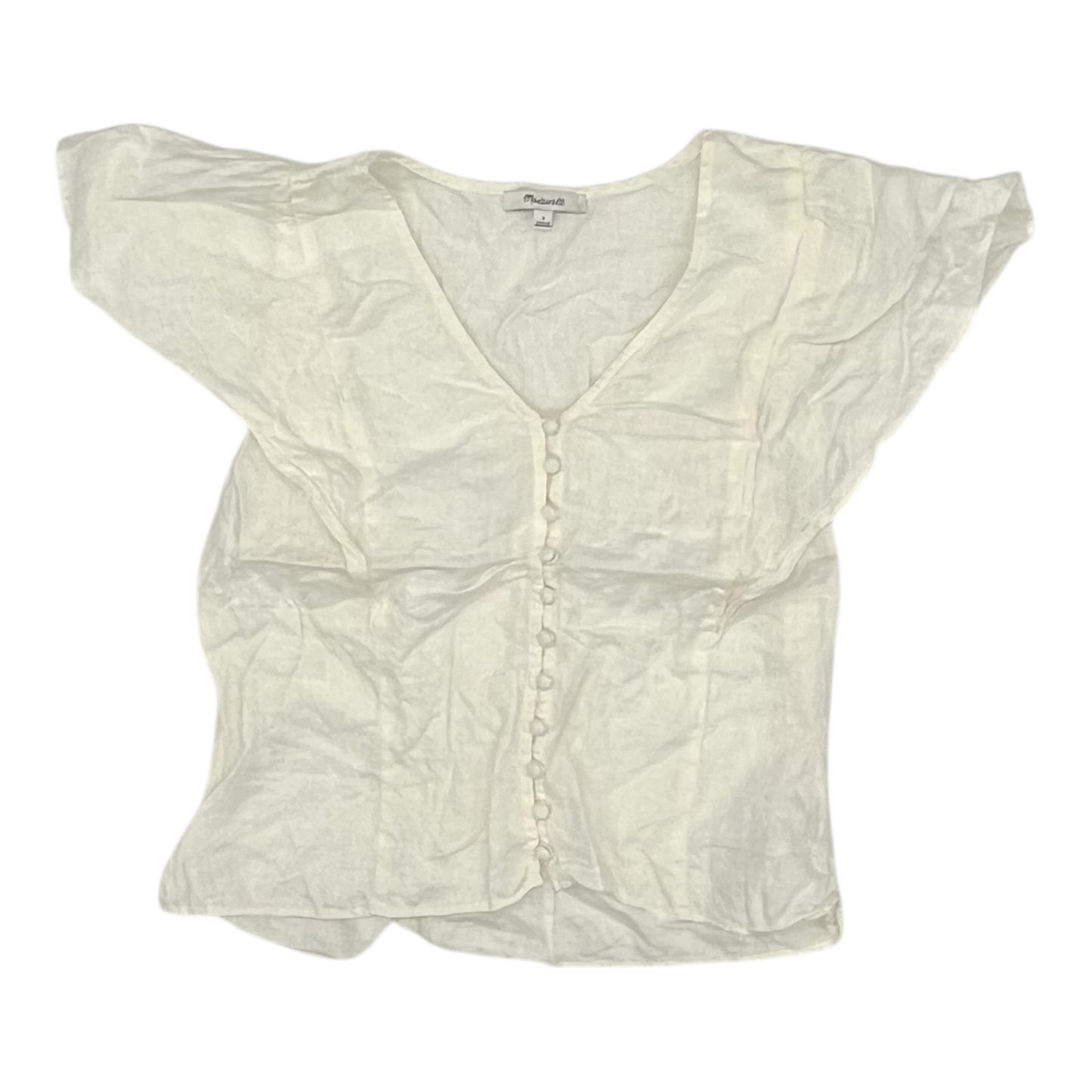 Blouse Ss By Madewell In Cream, Size:Xs