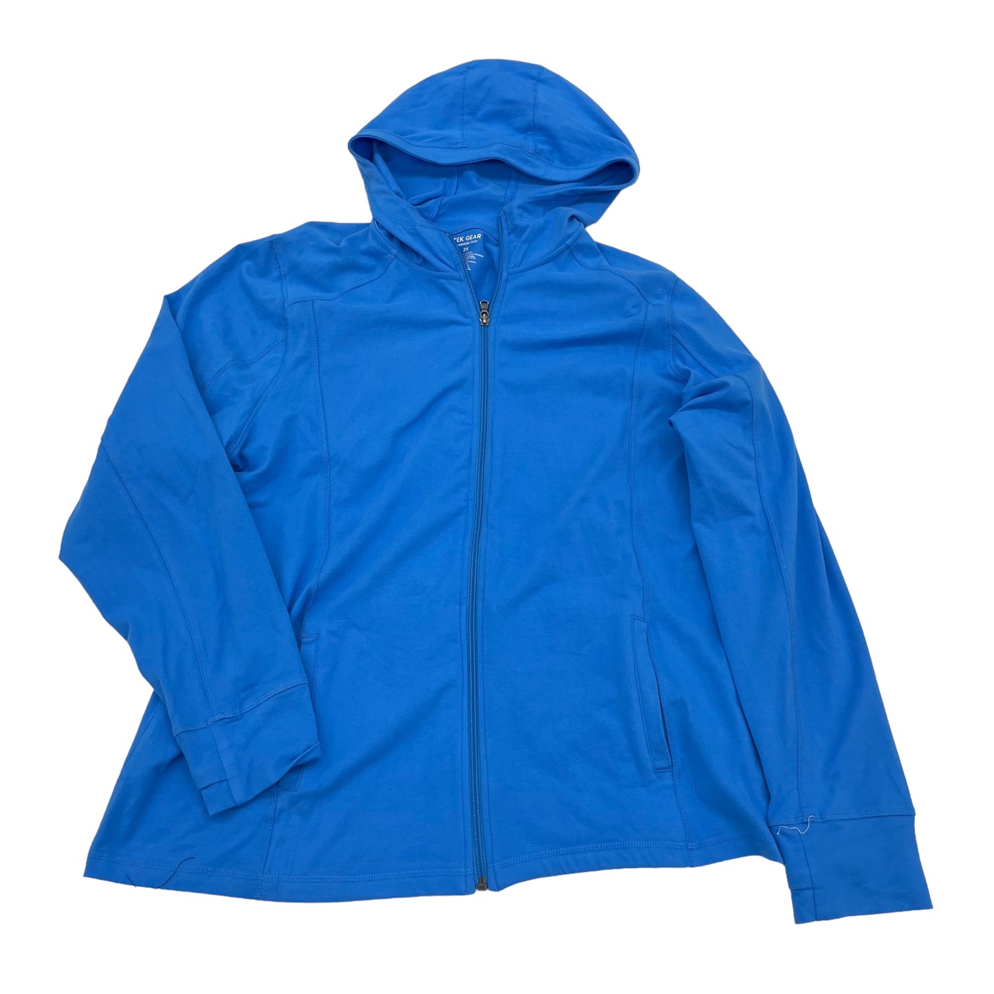 BLUE ATHLETIC JACKET by TEK GEAR Size:2X