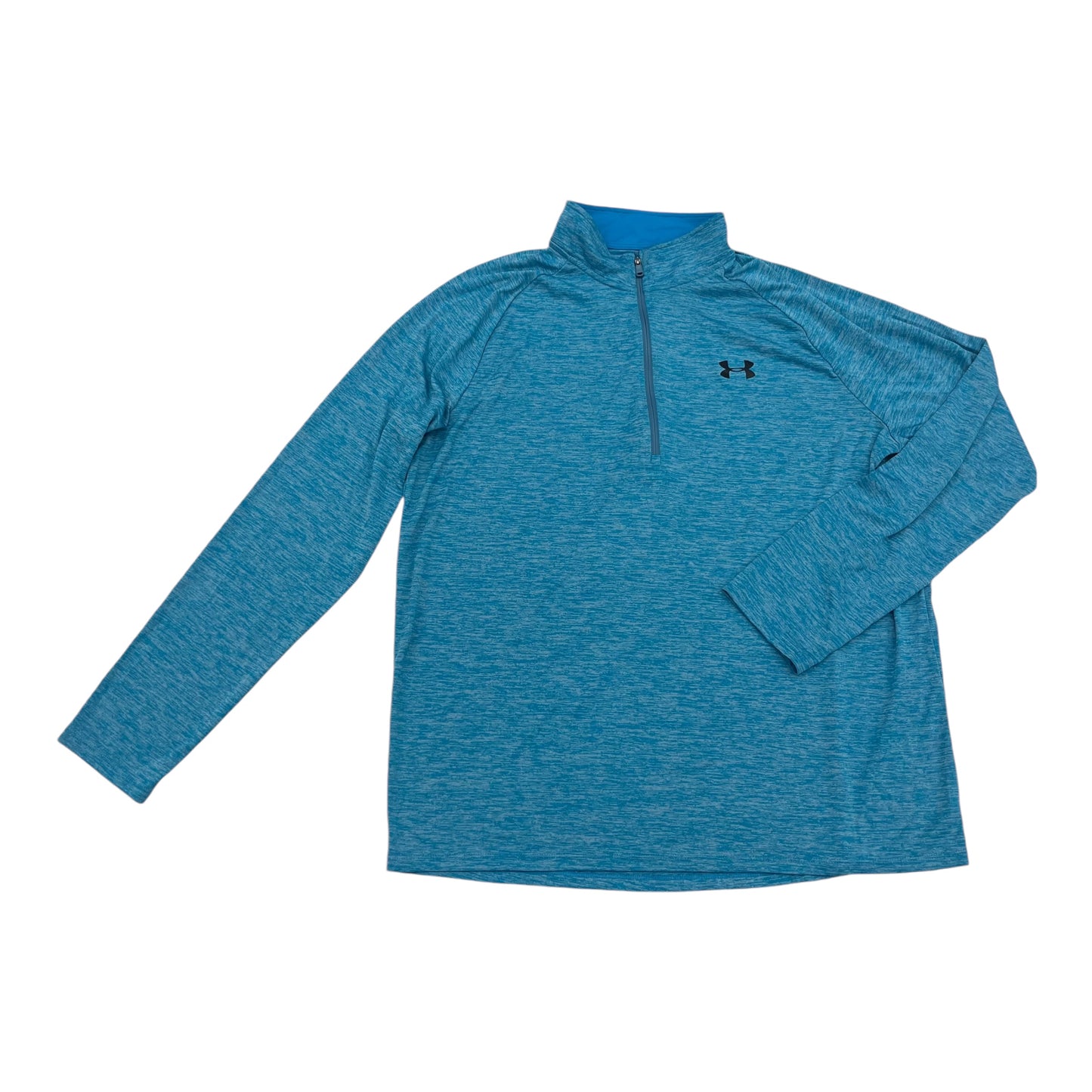 Athletic Top Ls Collar By Under Armour In Blue, Size:Xl