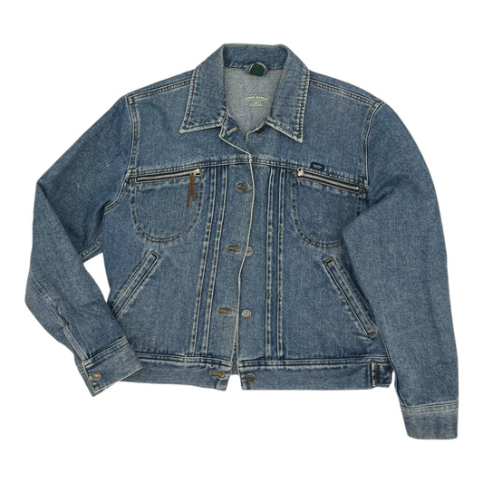 Jacket Denim By Lauren Jeans Co In Blue Denim, Size:M