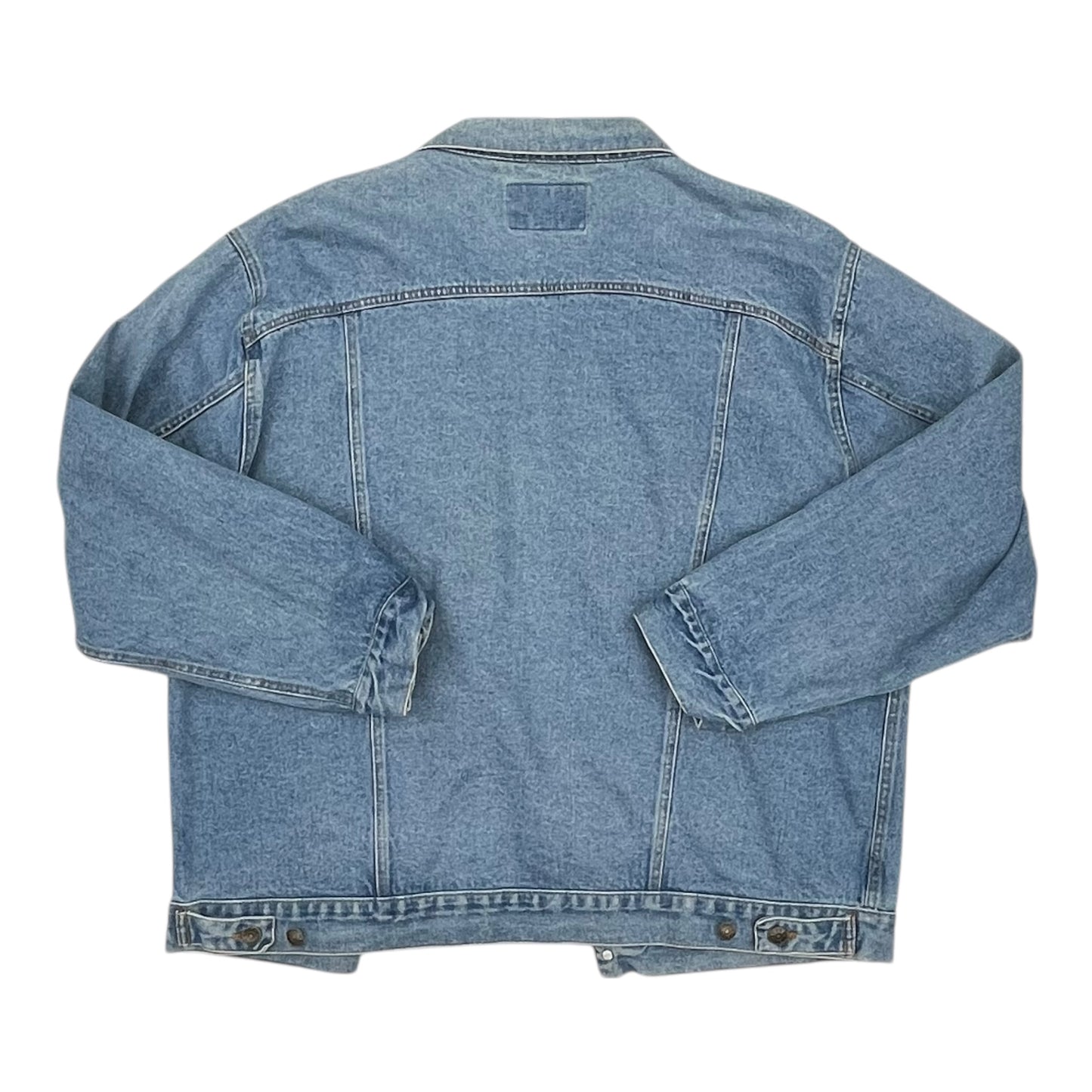 Jacket Denim By Clothes Mentor In Blue Denim, Size:Xxl