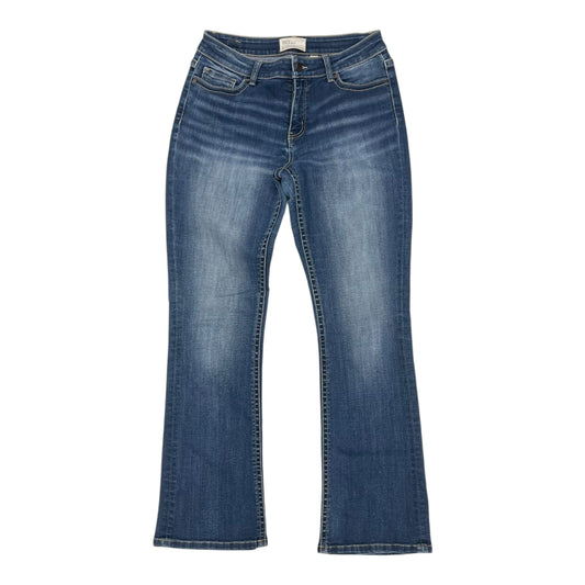 Jeans Boot Cut By Buckle Black In Blue Denim, Size:4