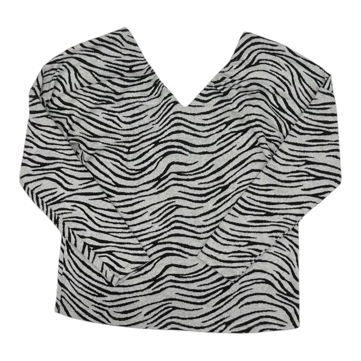 Top Ls By Maeve In Zebra Print, Size:S