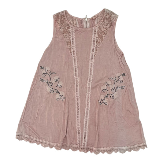Tunic Sleeveless By Pol In Pink, Size:S