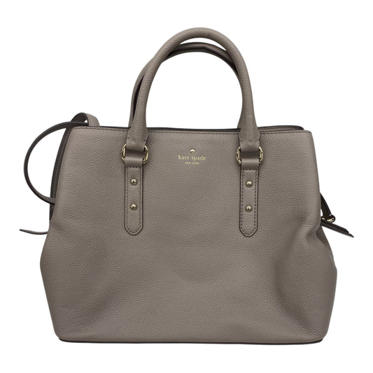 Handbag Designer By Kate Spade In Taupe, Size:Medium