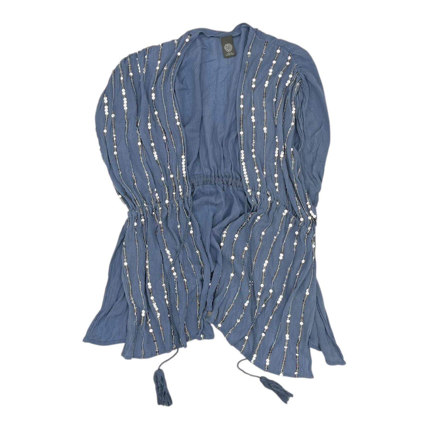 Cardigan By Vince Camuto In Blue, Size:S