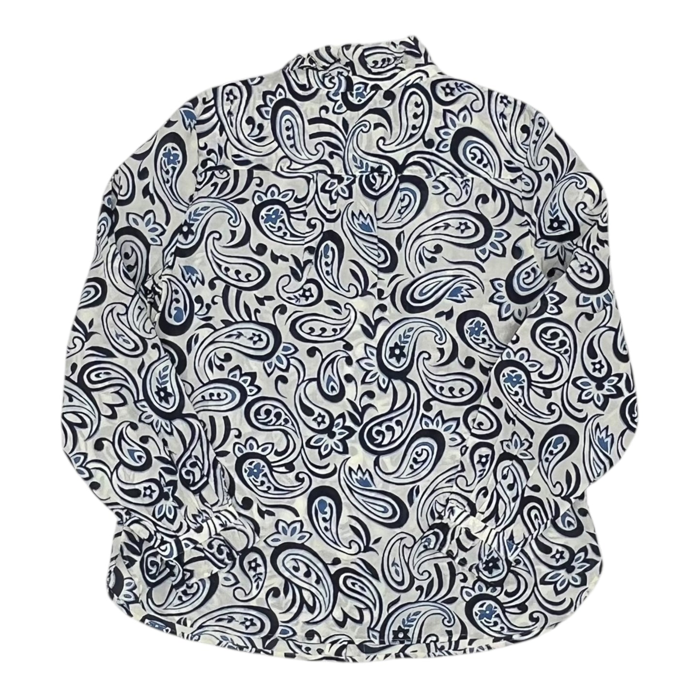 Top Ls By Talbots In Blue & White, Size:M