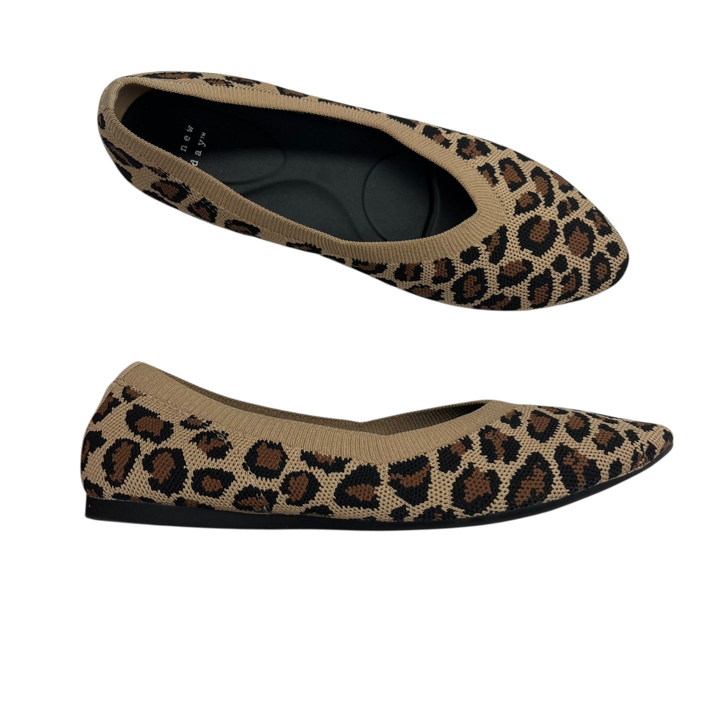 Shoes Flats By A New Day In Leopard Print, Size:8.5