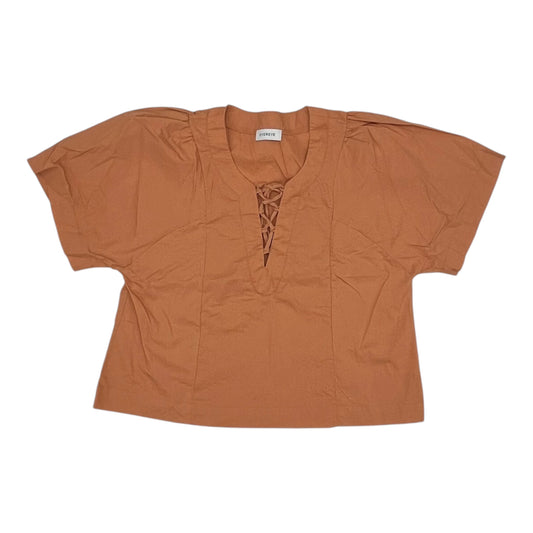 Blouse Ss By Evereve In Orange, Size:M