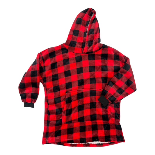 Poncho By Charlie Paige In Black & Red, Size:Osfm