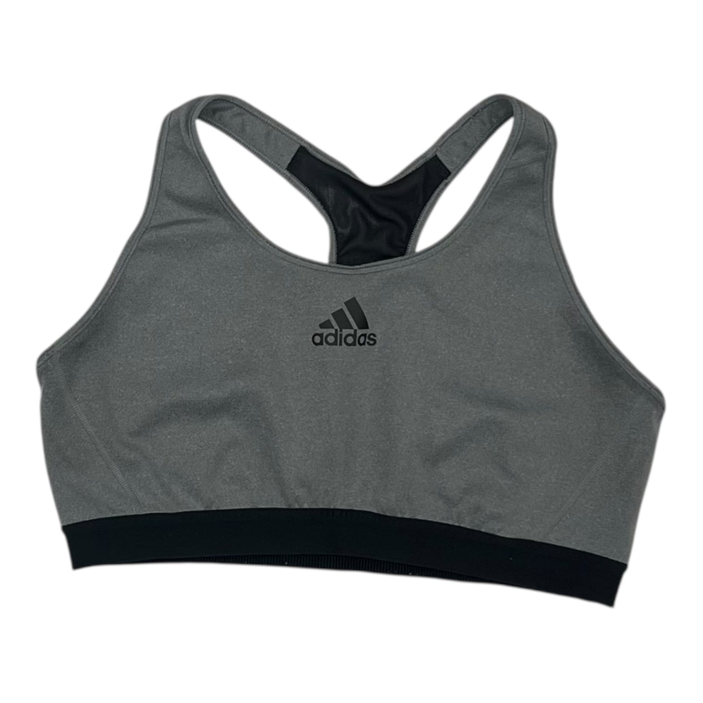 Athletic Bra By Adidas In Grey, Size:2X