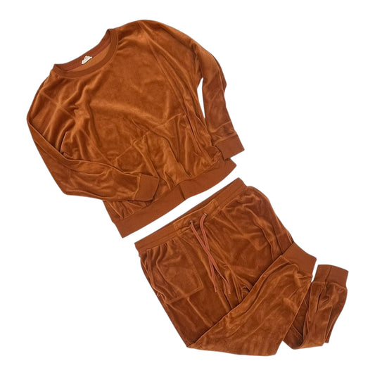Lounge Set Pants By Jane And Delancey In Orange, Size:M