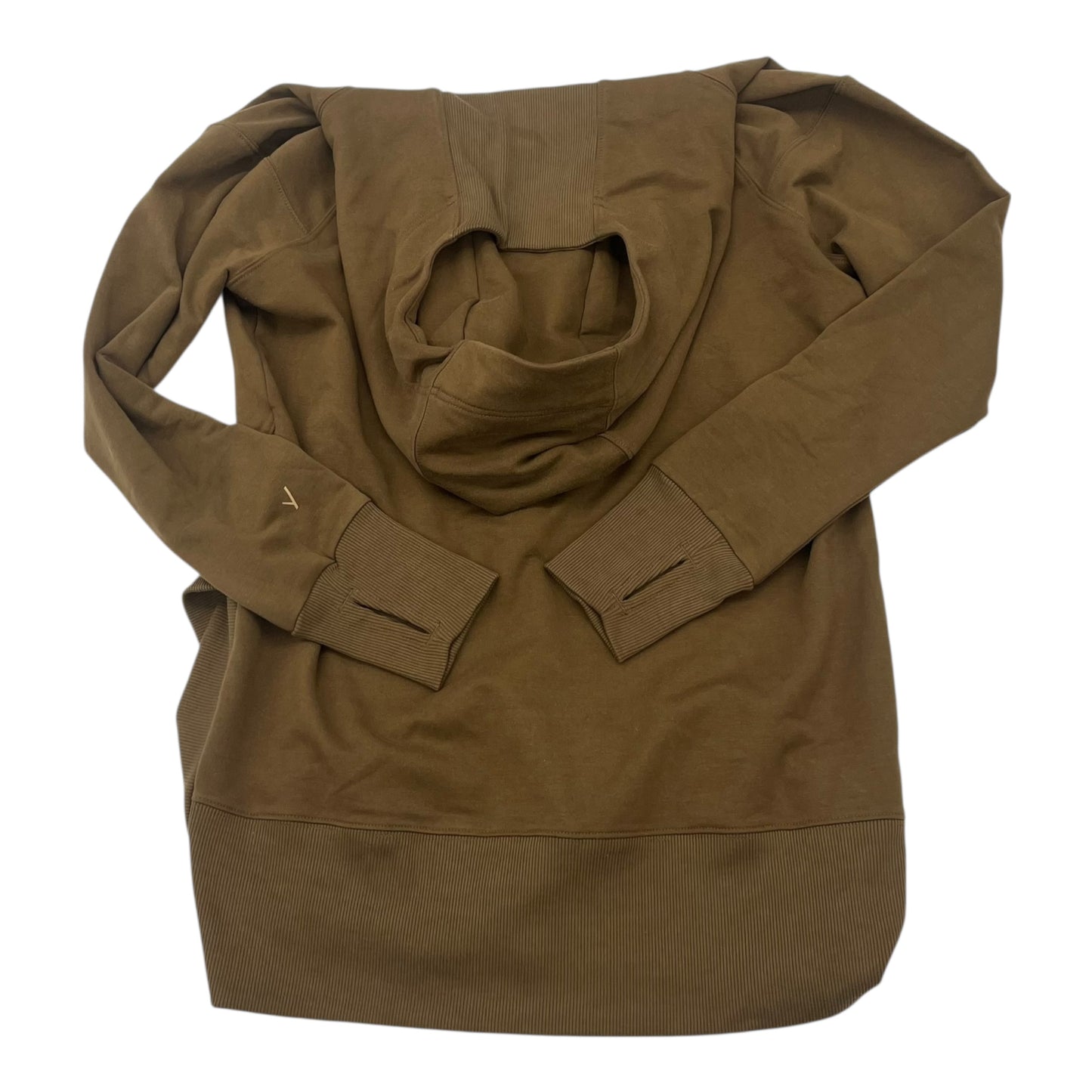 Sweatshirt Hoodie By Clothes Mentor In Brown, Size:S