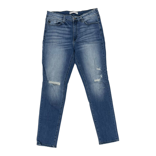 Jeans Skinny By Kancan In Blue Denim, Size:8