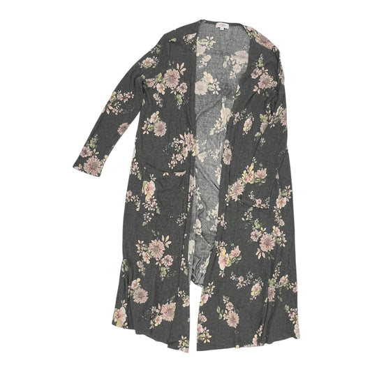 Sweater Cardigan By Lularoe In Grey, Size:L