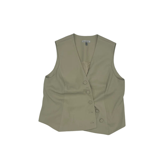 Vest By Clothes Mentor In Tan, Size:L