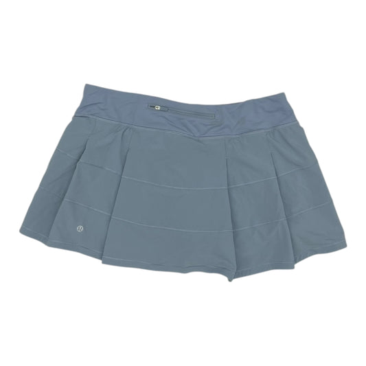 Athletic Skirt By Lululemon In Blue, Size:L