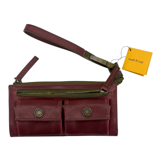 Wristlet By Matt And Nat In Green & Red, Size:Medium
