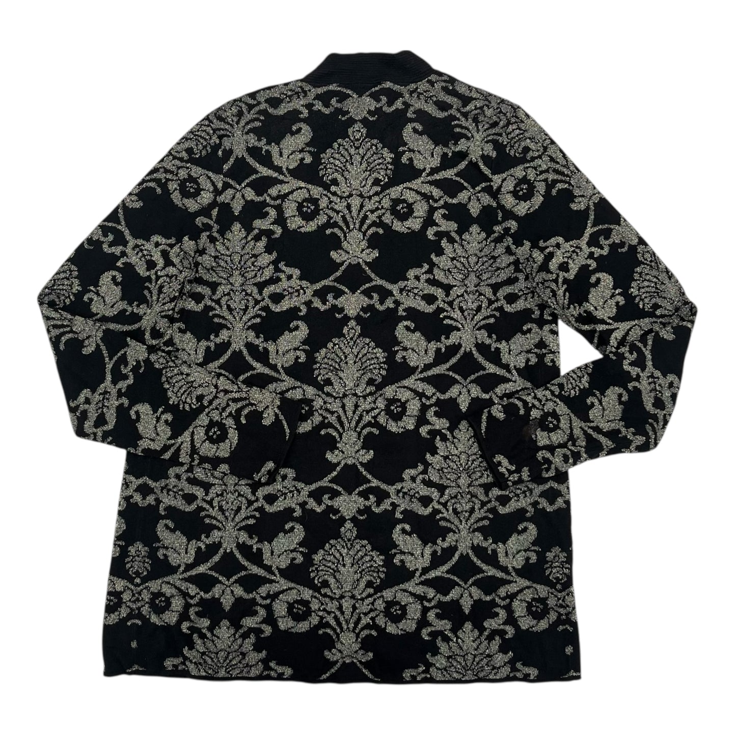 Sweater Cardigan By Chicos In Black, Size:M