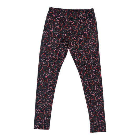 Pants Leggings By Serra In Black & Red, Size:M