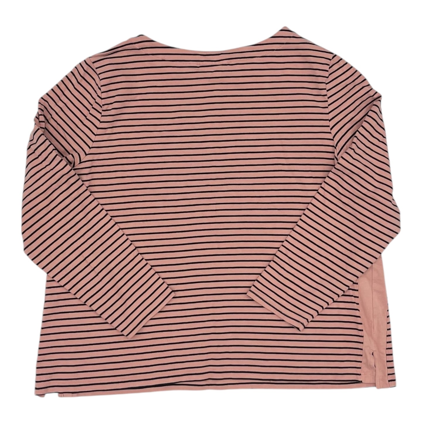 Top Ls By Chicos In Black & Pink, Size:Xl